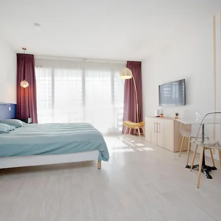Grand Studio Avec Clim, Balcon Proche Gare Apartment